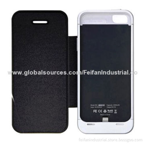2,000mAh flip power charger case for iPhone 5
